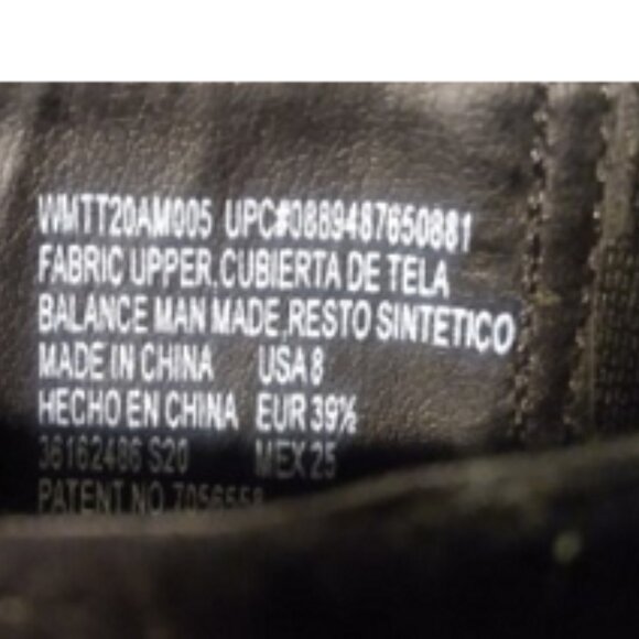 Women's Time and Tru Black Suade Wedge Heel Sandals Size 8 - Picture 8 of 8